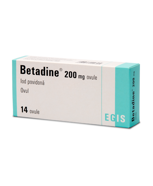 Betadine®  200 mg ovule  Iod povidonă
